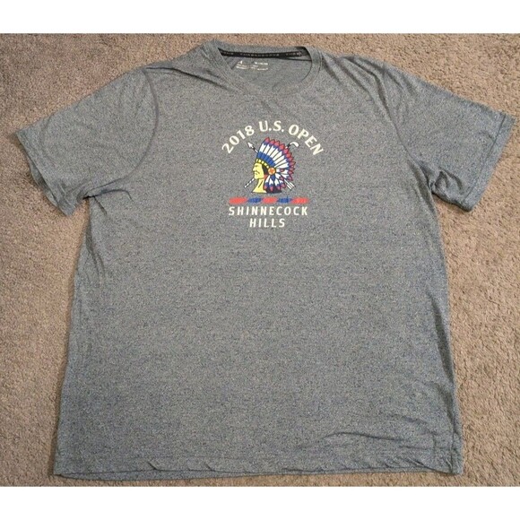 Under Amrour 2018 US Open Shinnecock Hills Golf Club T-Shirt Men's XL - Picture 2 of 6